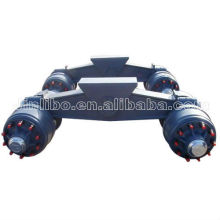 Axle Suspension-Rigid Suspension 80T Bogie Axle Suspension for semi Trailer parts